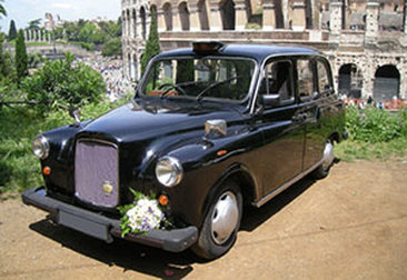 noleggio taxi inglese cerimonia roma