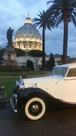 noleggio matrimonio Roma Rolls Royce Silver Wraith Hooper