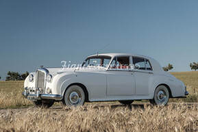 noleggio Bentley bianca Silver Cloud S1 matrimonio Roma
