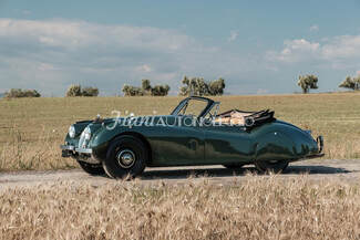 noleggio Jaguar XK 120 d epoca cabrio matrimonio Roma